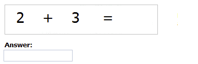Word & Math Quizzes CAPTCHA