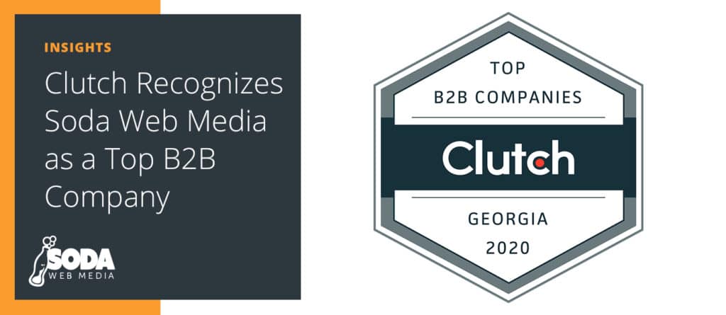Clutch Recognizes Soda Web Media as a Top B2B Company in Georgia