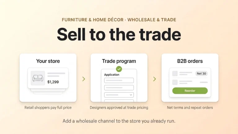 furniture trade program